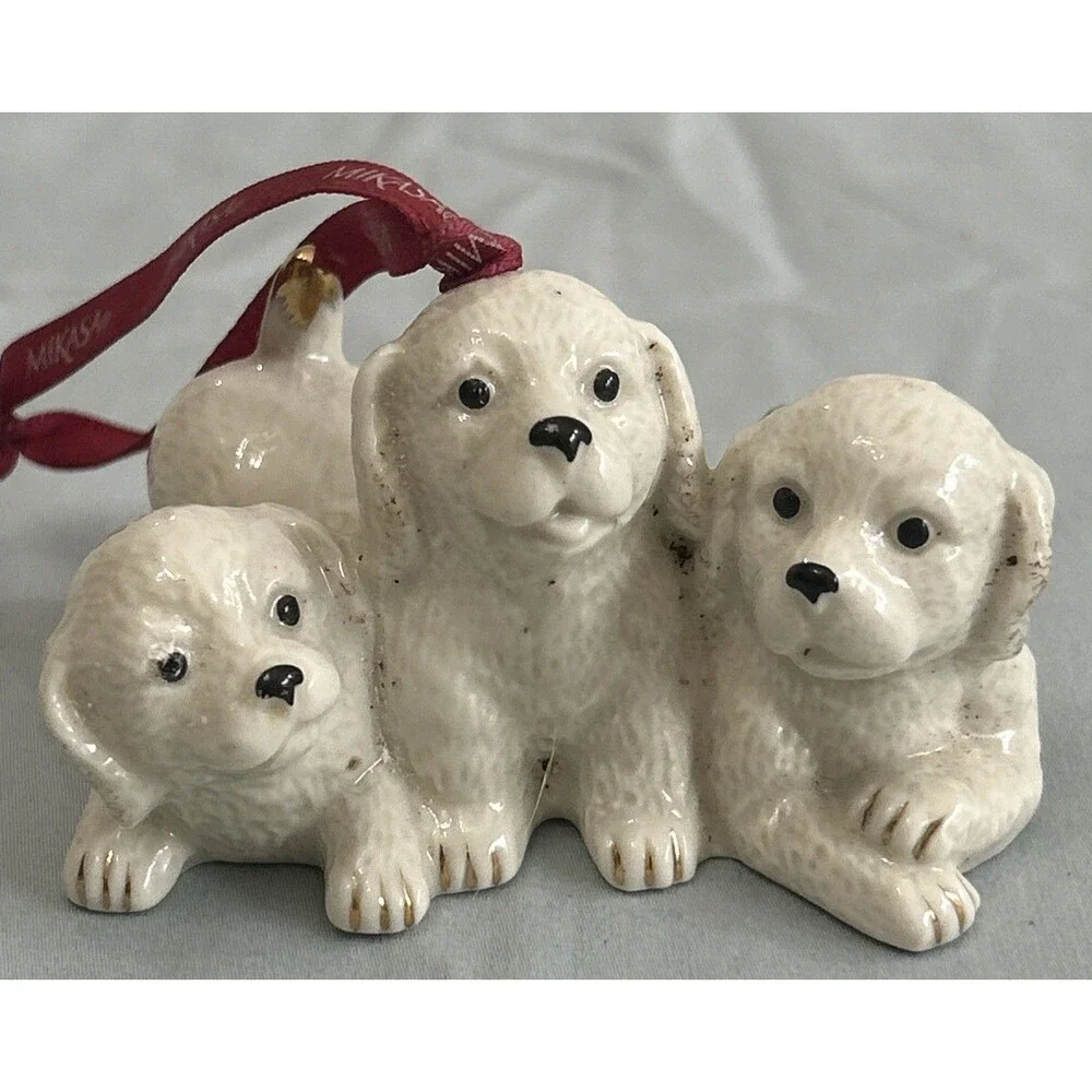 MIKASA ANIMAL CHRISTMAS, 3 DOGS 2